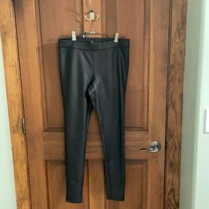 Express faux leather pants